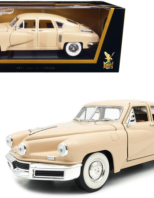 Load image into Gallery viewer, 1948 Tucker Torpedo Cream 1/18 Diecast Model Car by Road Signature

