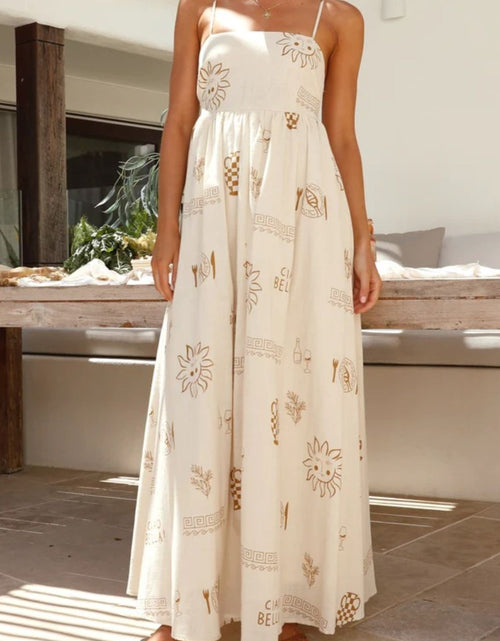 Load image into Gallery viewer, Printed Square Neck Maxi Cami Dress
