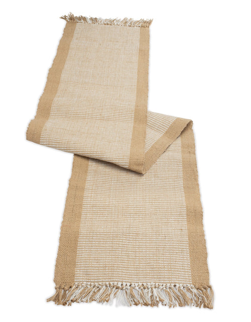 Load image into Gallery viewer, Woven Jute Table Runner 79.5"L
