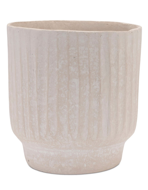 Load image into Gallery viewer, Recycled Paper Chalk Vase 7.5"H
