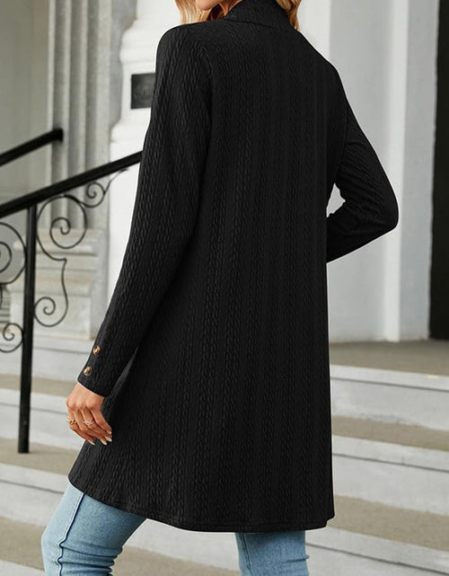 Load image into Gallery viewer, Open Front Long Sleeve Cardigan
