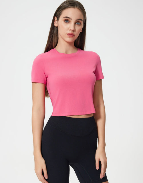 Load image into Gallery viewer, Millennia Round Neck Short Sleeve Active T-Shirt
