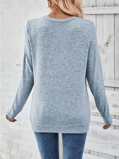 Load image into Gallery viewer, Round Neck Long Sleeve T-Shirt
