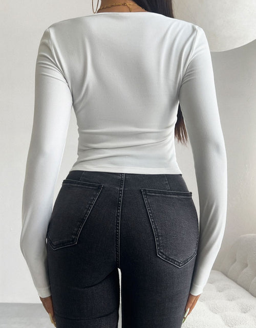 Load image into Gallery viewer, Devine Tied Long Sleeve T-Shirt
