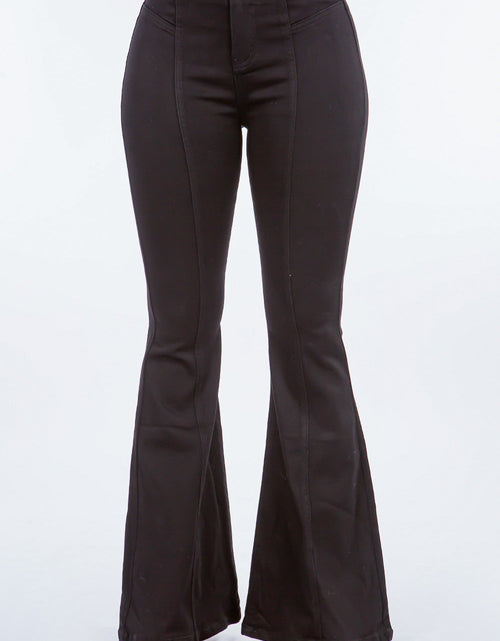 Load image into Gallery viewer, American Bazi High Waist Pull On Flare Jeans

