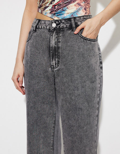 Load image into Gallery viewer, High Waist Bootcut Jeans with Pockets
