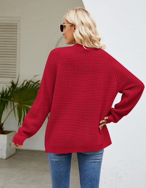 Load image into Gallery viewer, Open Front Long Sleeve Cardigan with Pockets
