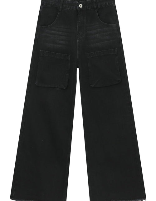 Load image into Gallery viewer, Men's Wide Leg Jeans with Pockets
