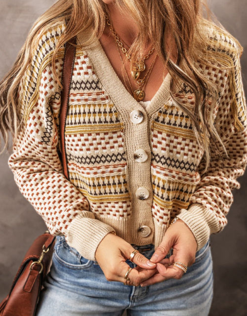 Load image into Gallery viewer, Button Down Long Sleeve Cardigan
