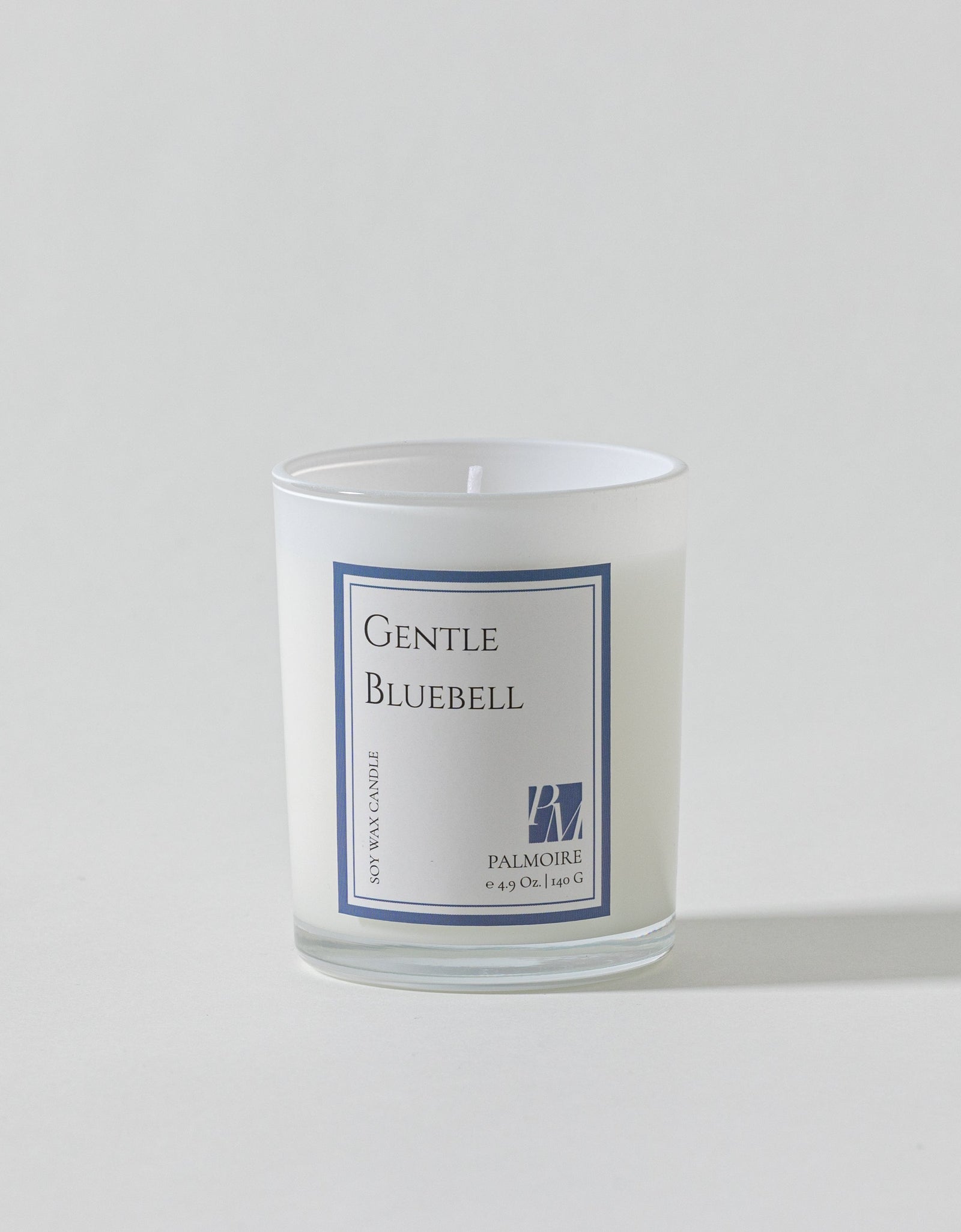 Gentle Bluebell Soy Wax Candle by PALMOIRE