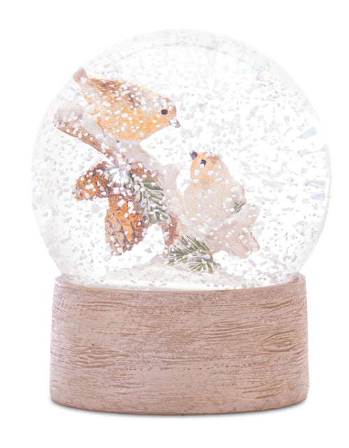 Load image into Gallery viewer, Snow Globe with Bird Branch 4.5"H
