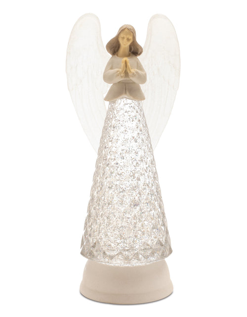 Load image into Gallery viewer, LED Angel Snow Globe 12.5"H
