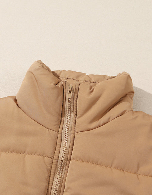Load image into Gallery viewer, Zip Up Vest Coat with Pockets
