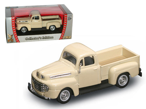 Load image into Gallery viewer, 1948 Ford F-1 Pickup Truck Cream 1/43 Diecast Model Car by Road Signature
