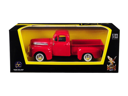 Load image into Gallery viewer, 1948 Ford F-1 Pickup Truck Red 1/43 Diecast Model Car by Road Signature
