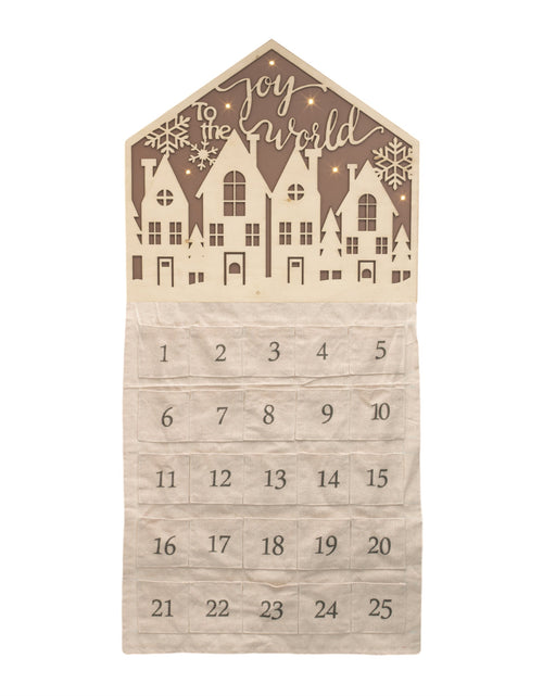 Load image into Gallery viewer, LED Joy to the World Christmas Countdown 34.5"H
