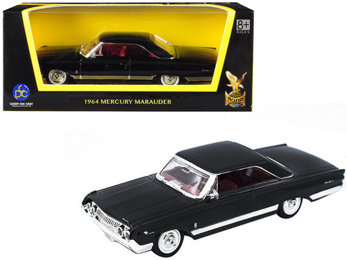 Load image into Gallery viewer, 1964 Mercury Marauder Black 1/43 Diecast Model Car by Road Signature

