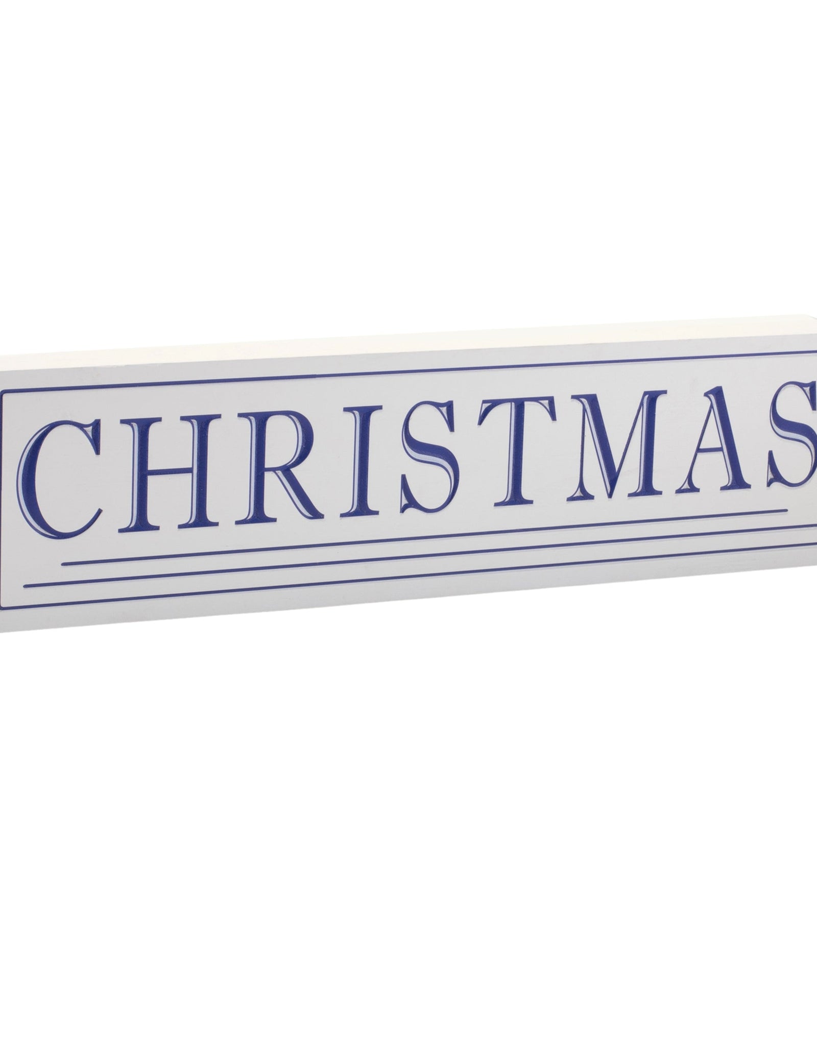 Wood Christmas Sentiment Sign 19.5"L