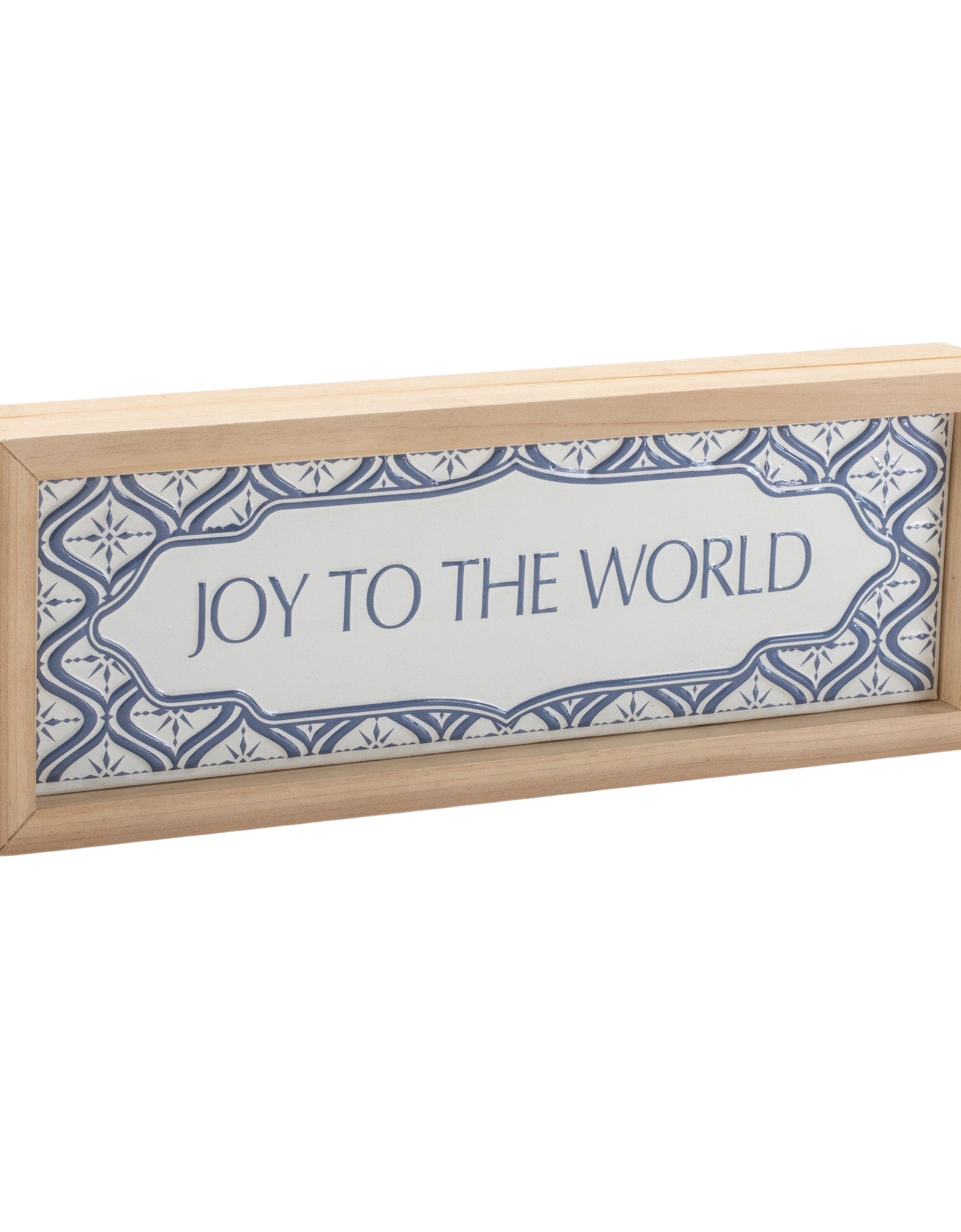 Framed Joy to the World Sign 12"L