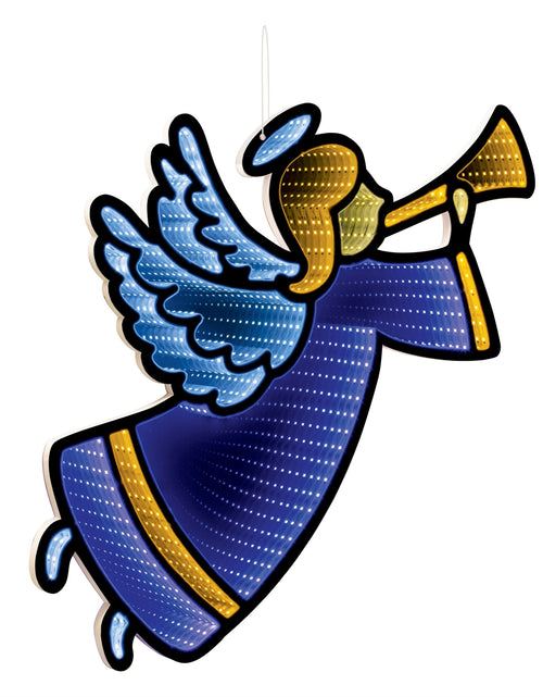 Load image into Gallery viewer, Angel with Horn Ekkolight 24.5"H
