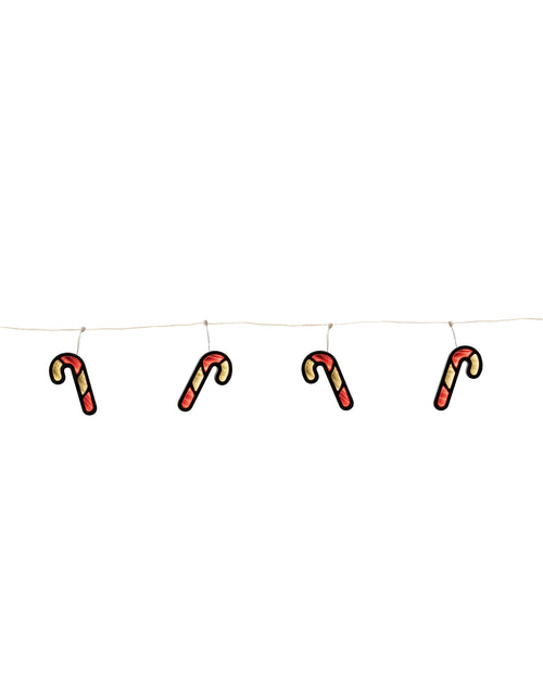 Load image into Gallery viewer, Candy Cane Ekkolight Garland 68"L
