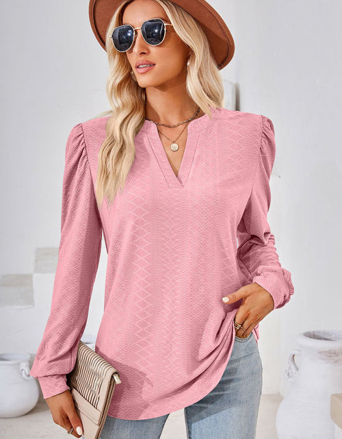 Load image into Gallery viewer, Notched Long Sleeve T-Shirt
