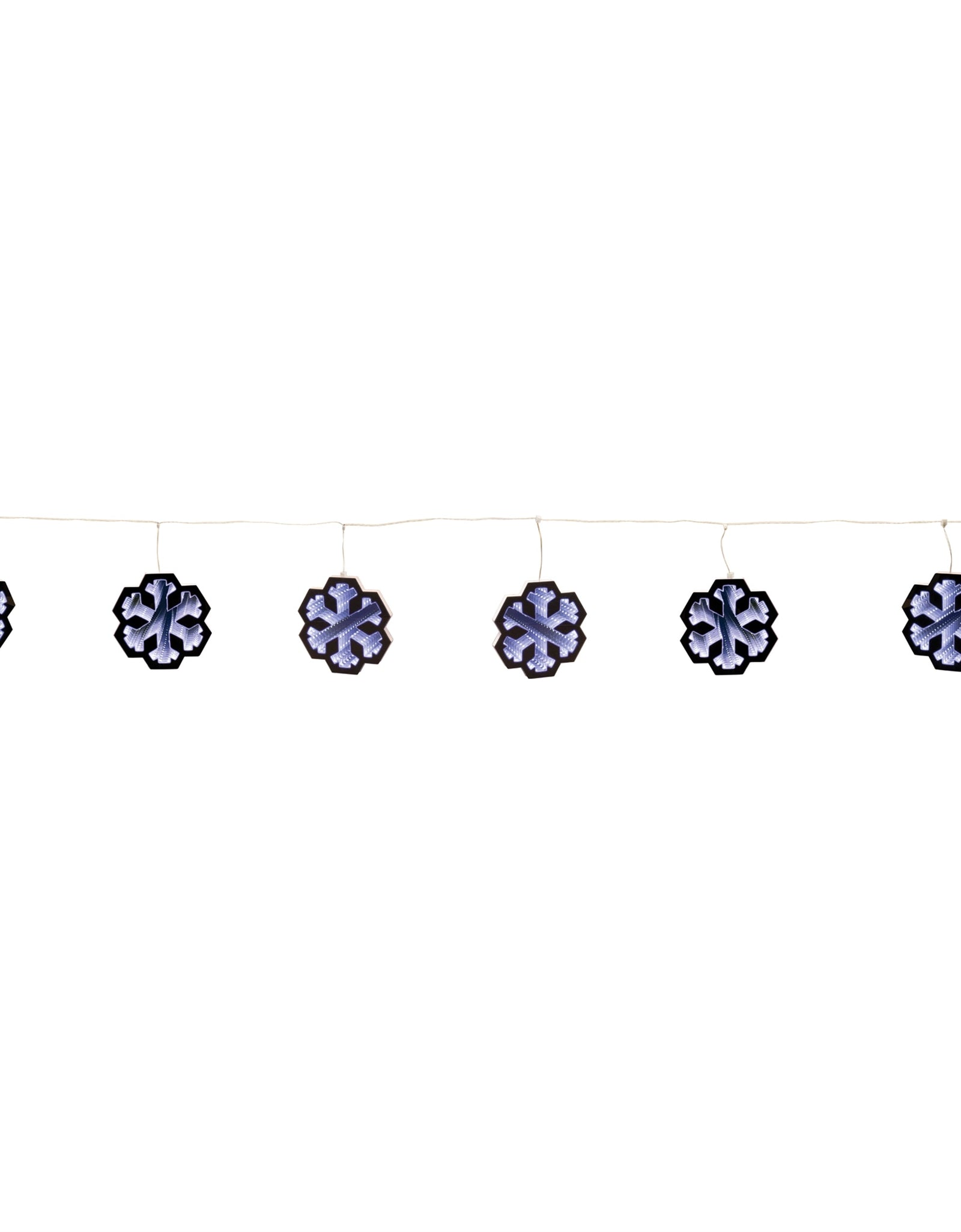 Snowflake Ekkolight Garland 68"L