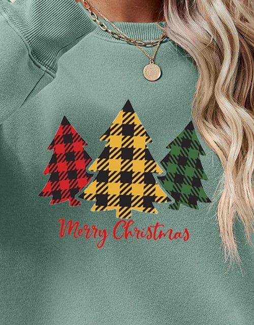 Load image into Gallery viewer, MERRY CHRISTMAS Dropped Shoulder Sweatshirt
