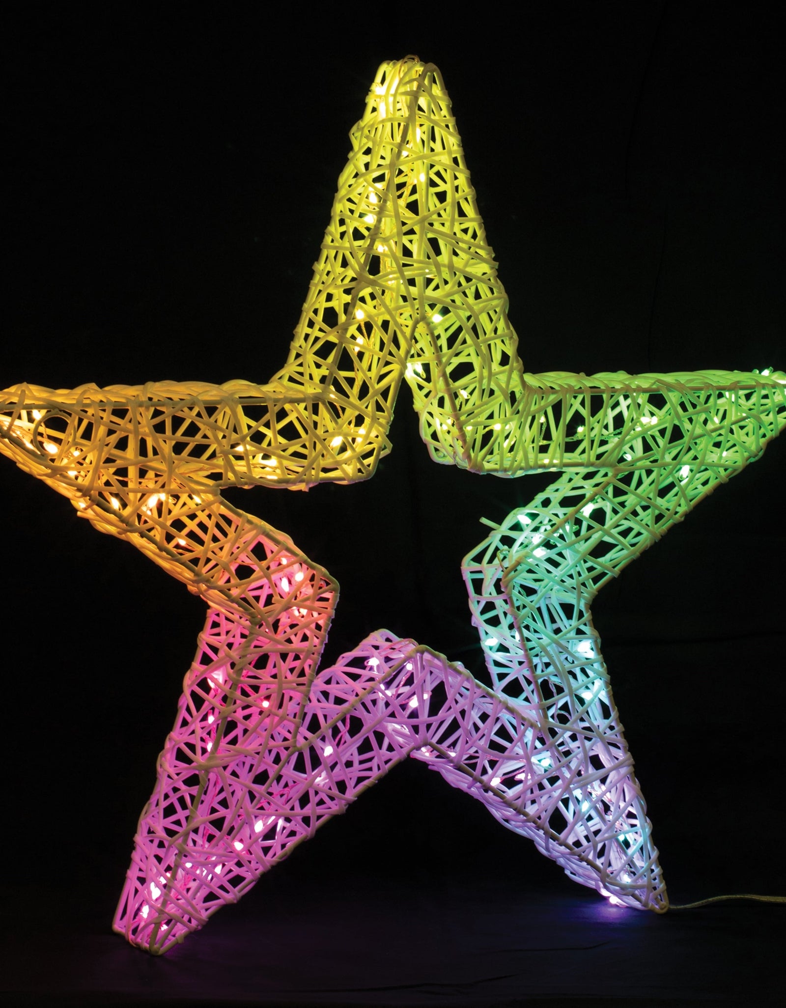 Multicolor LED Star 22.5"H