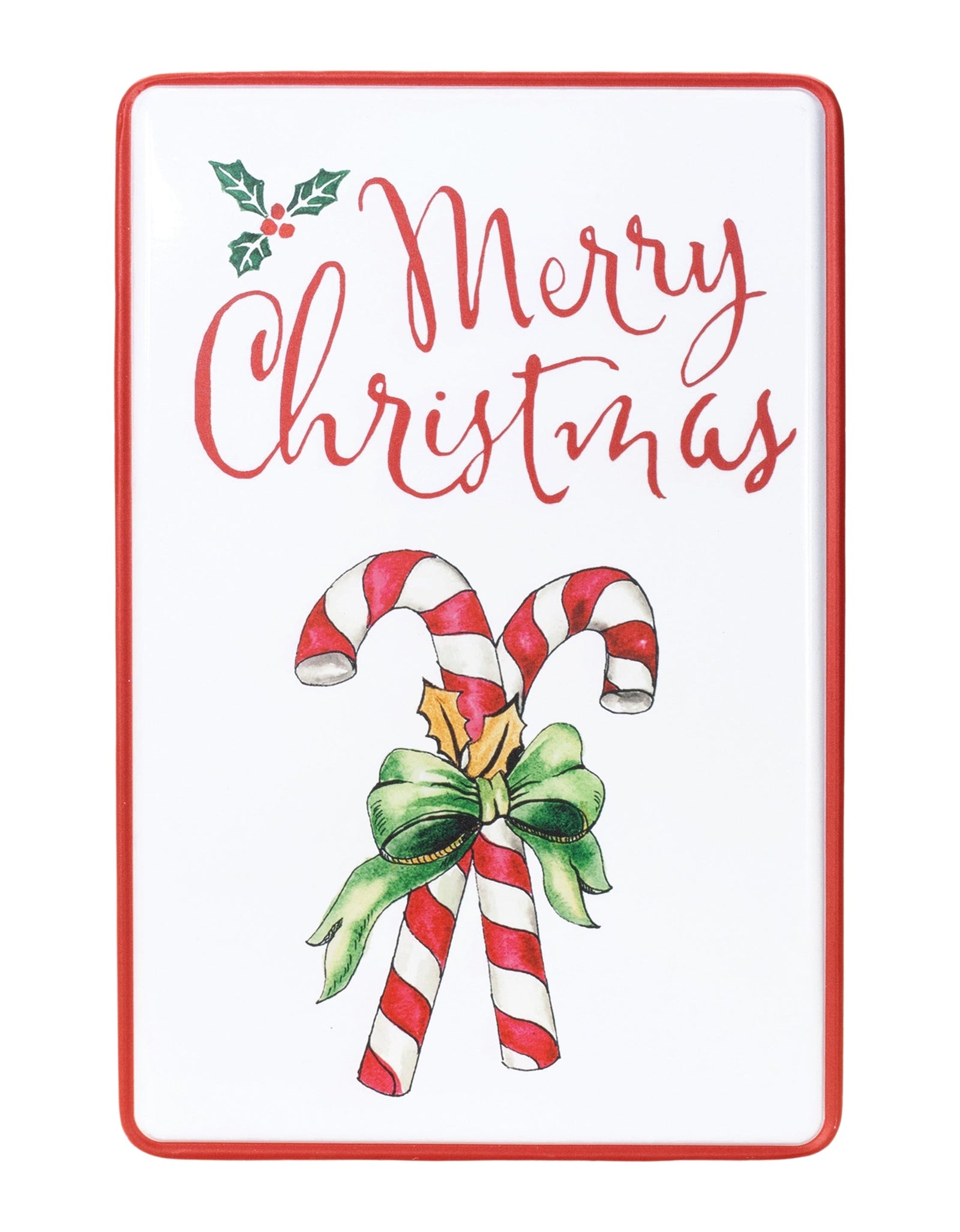 Metal Merry Christmas Plaque 18"H