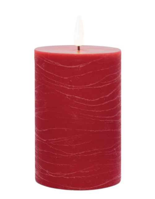 Load image into Gallery viewer, FIA Wick Red Pillar Candle (Set of 2)
