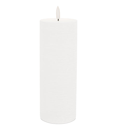FIA Wick White Pillar Candle (Set of 2)