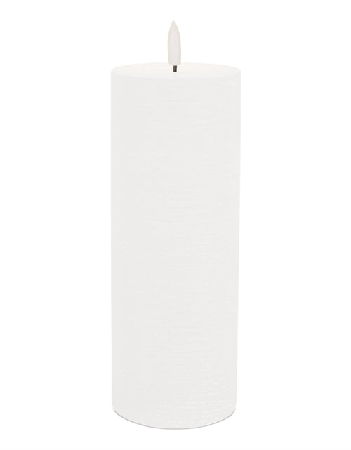 Load image into Gallery viewer, FIA Wick White Pillar Candle (Set of 2)
