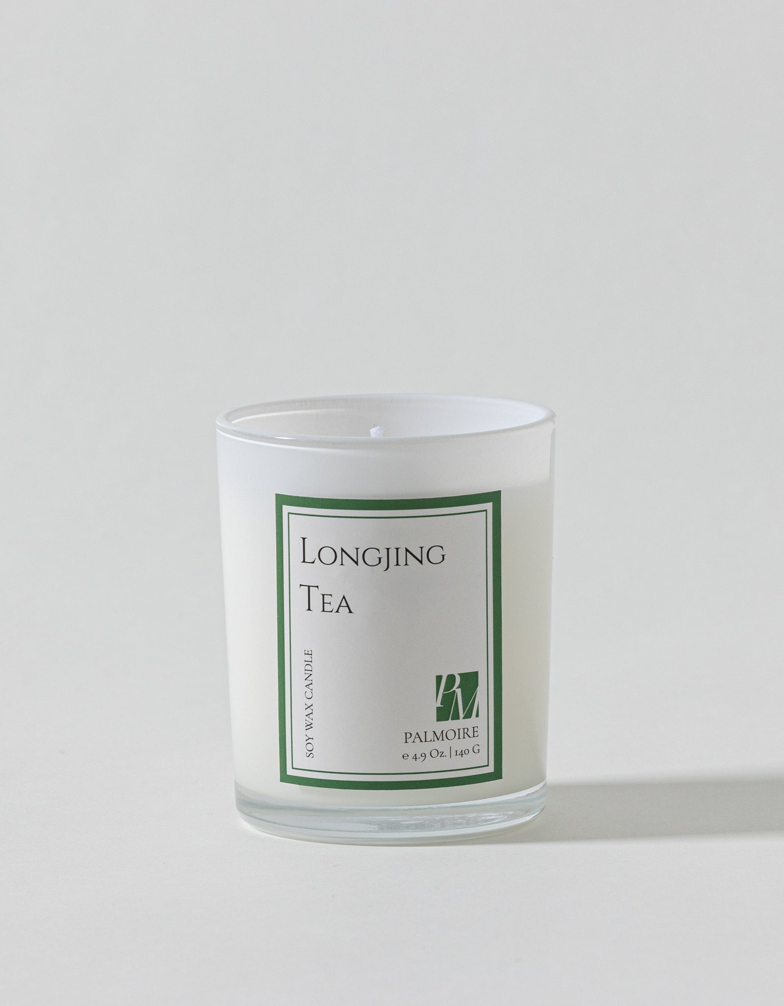 Longjing Tea Soy Wax Candle by PALMOIRE