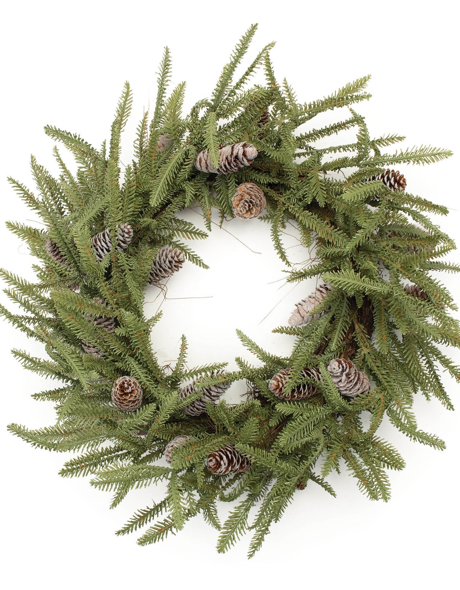 Pine and Pinecone Wreath 24"D