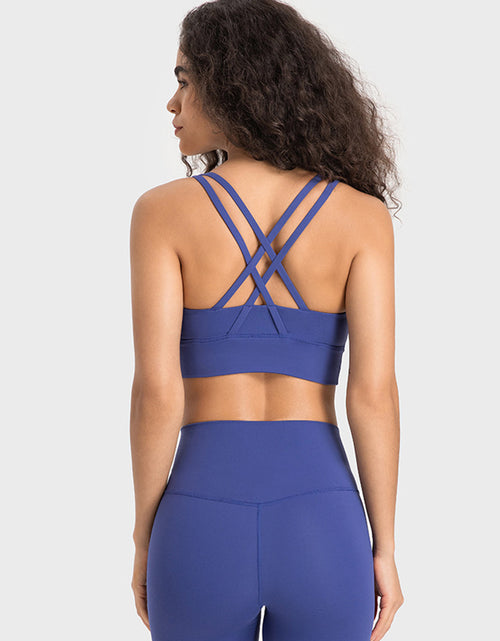 Load image into Gallery viewer, Millennia Crisscross Scoop Neck Active Tank
