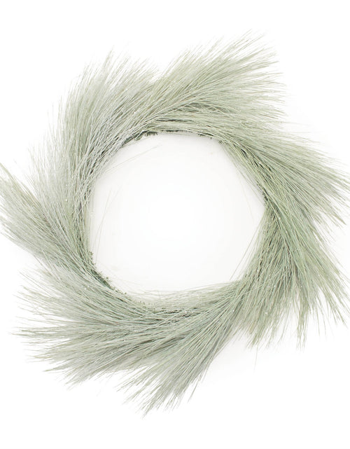 Load image into Gallery viewer, Frosted Long Needle Pine Wreath 24"D
