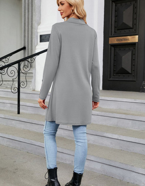 Load image into Gallery viewer, Long Sleeve Open Front Cardigan
