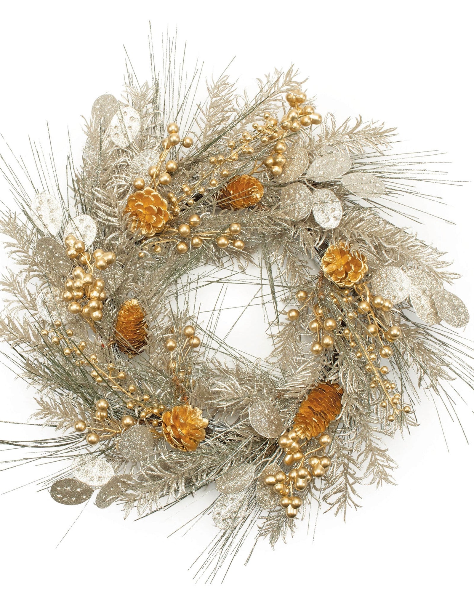 Mixed Pine Eucalyptus Berry Wreath 20"D
