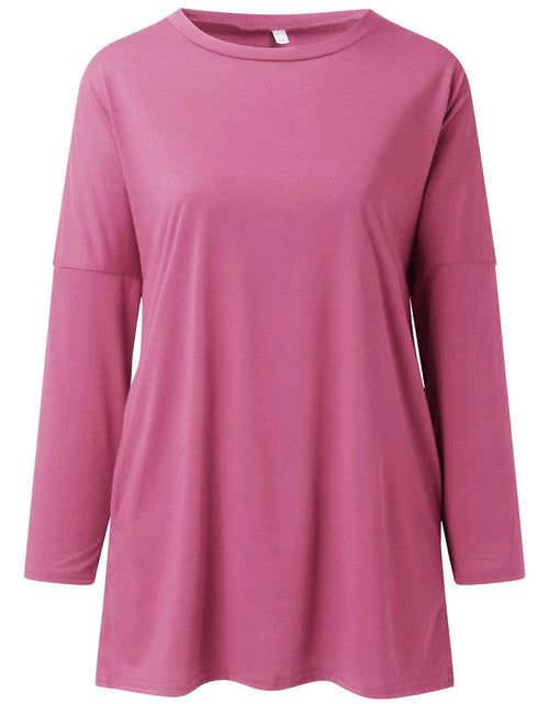 Load image into Gallery viewer, Full Size Round Neck Long Sleeve T-Shirt
