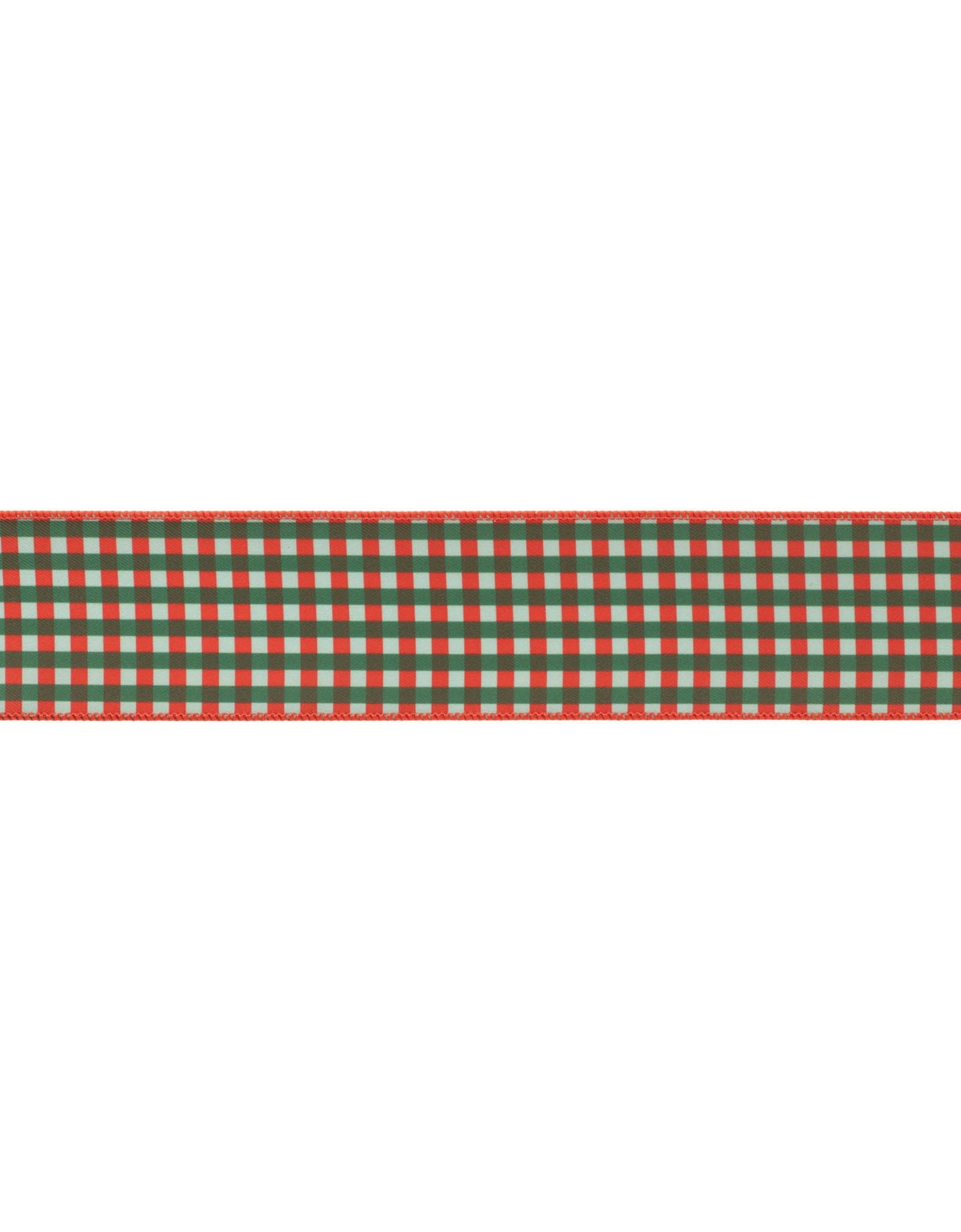 Plaid Wired Ribbon 4" x 5 Yds