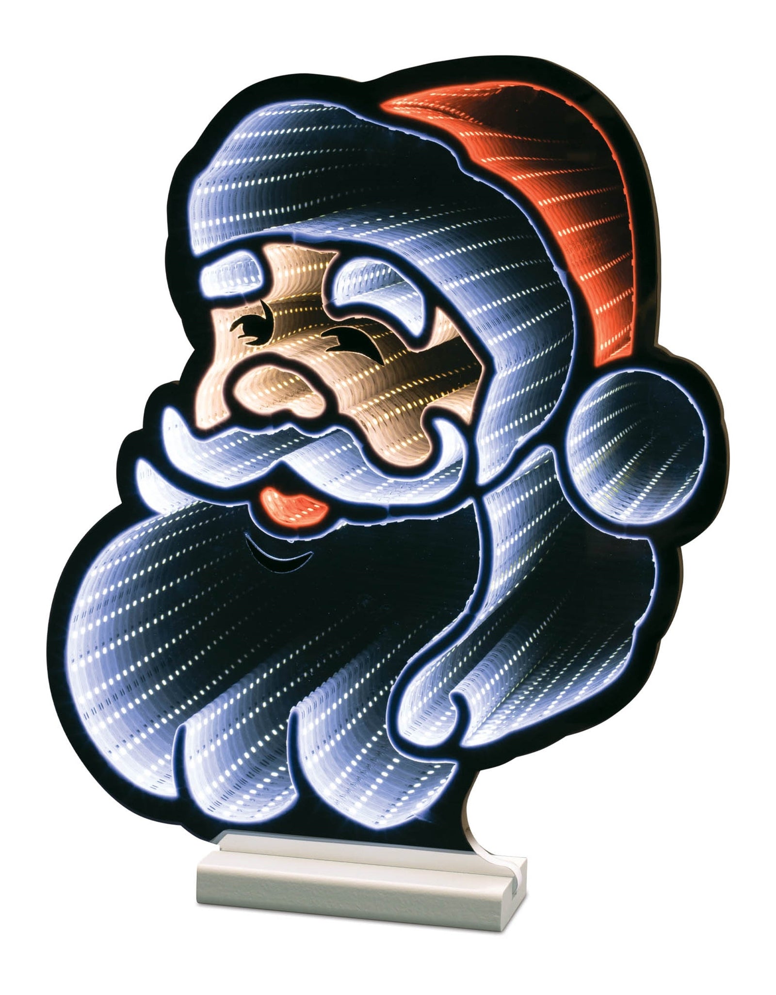 Santa Head Ekkolight 16"H