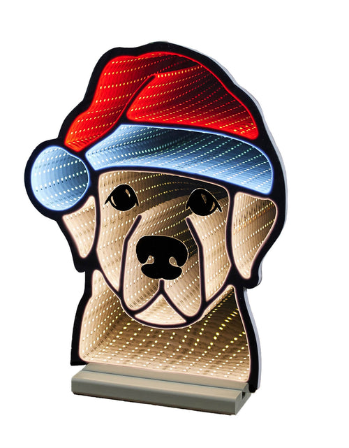 Load image into Gallery viewer, Holiday Dog Ekkolight 16.5"H
