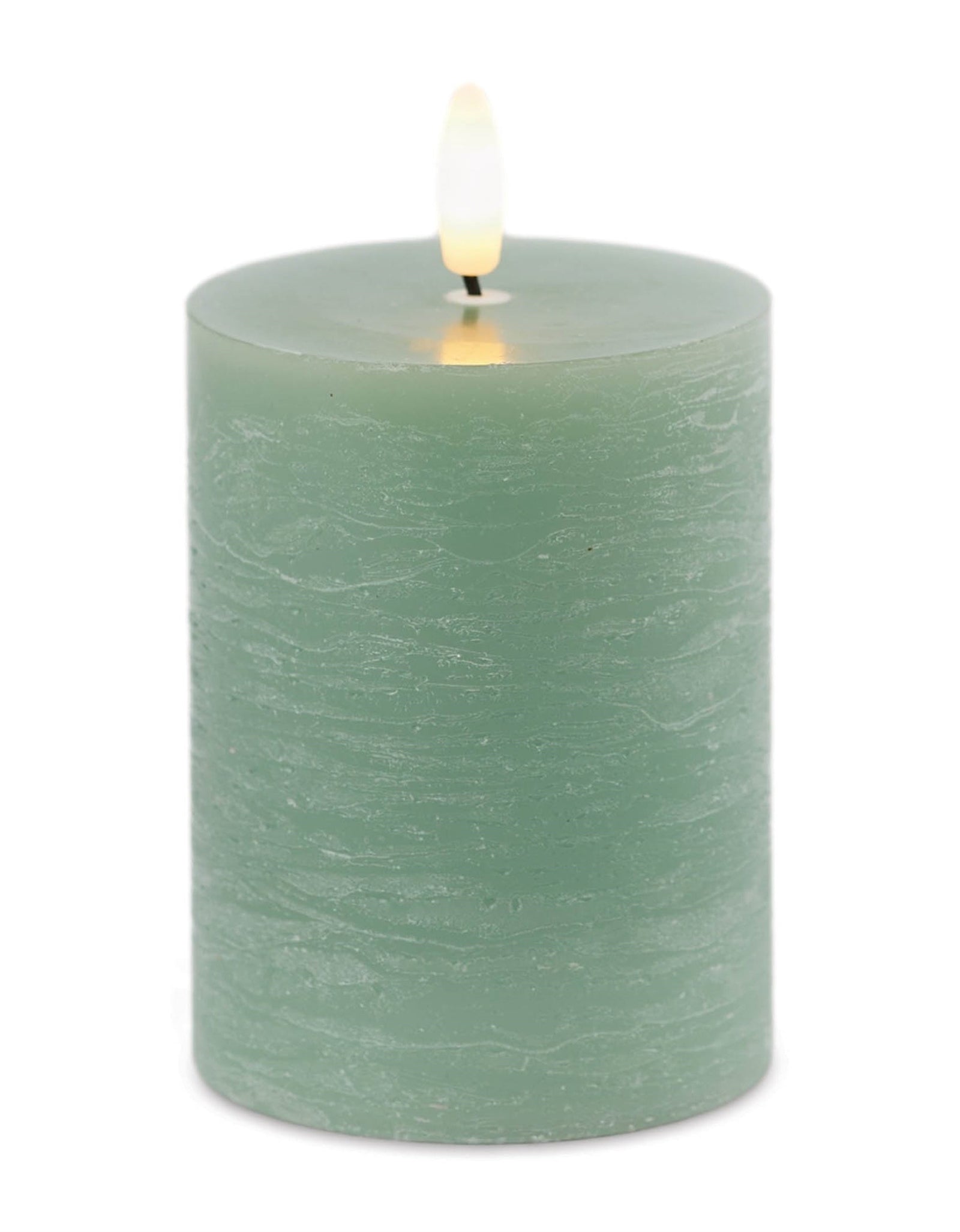 FIA Wick Green Pillar Candle (Set of 2)