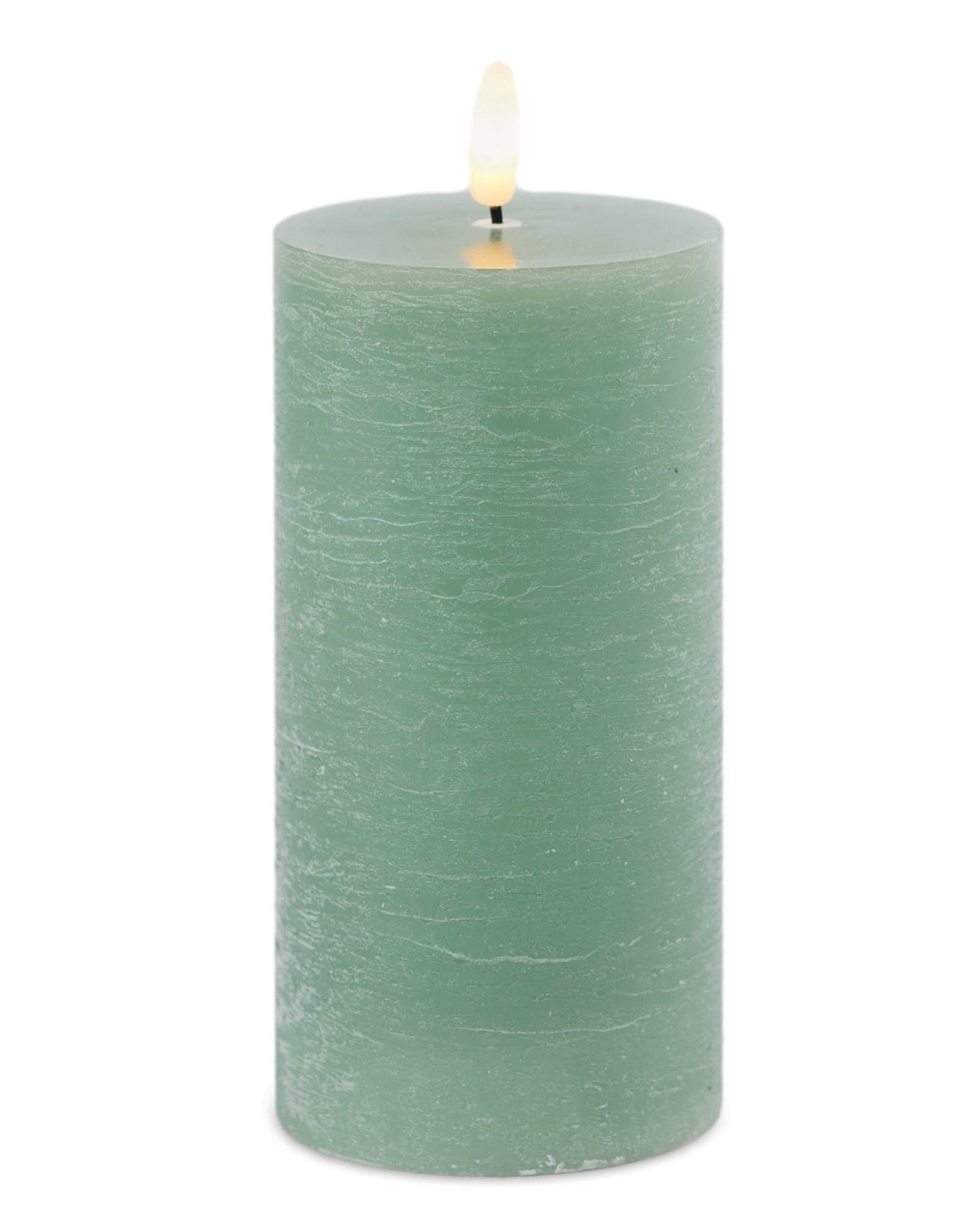 FIA Wick Green Pillar Candle (Set of 2)