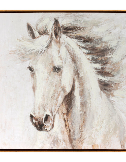 Load image into Gallery viewer, Framed Horse Canvas Art 24"SQ
