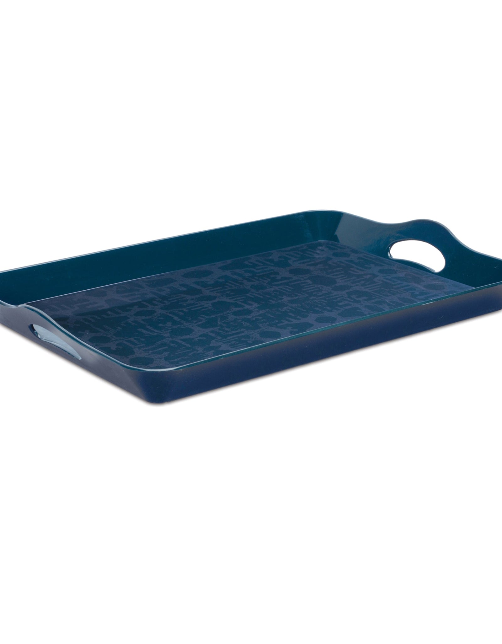 Abstract Geometric Print Tray 17"L