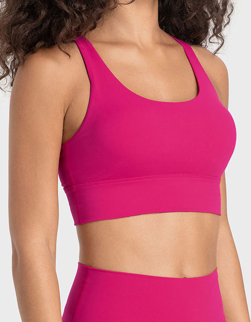 Load image into Gallery viewer, Millennia Crisscross Scoop Neck Active Tank
