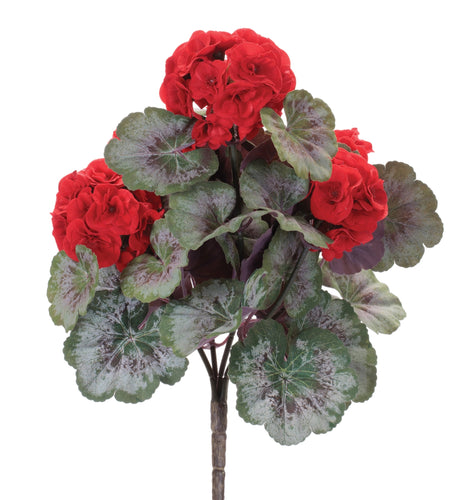 Geranium Floral Bush (Set of 2)