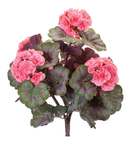 Geranium Floral Bush (Set of 2)